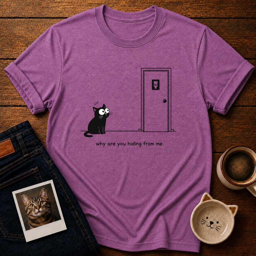 Hiding Cat T-Shirt