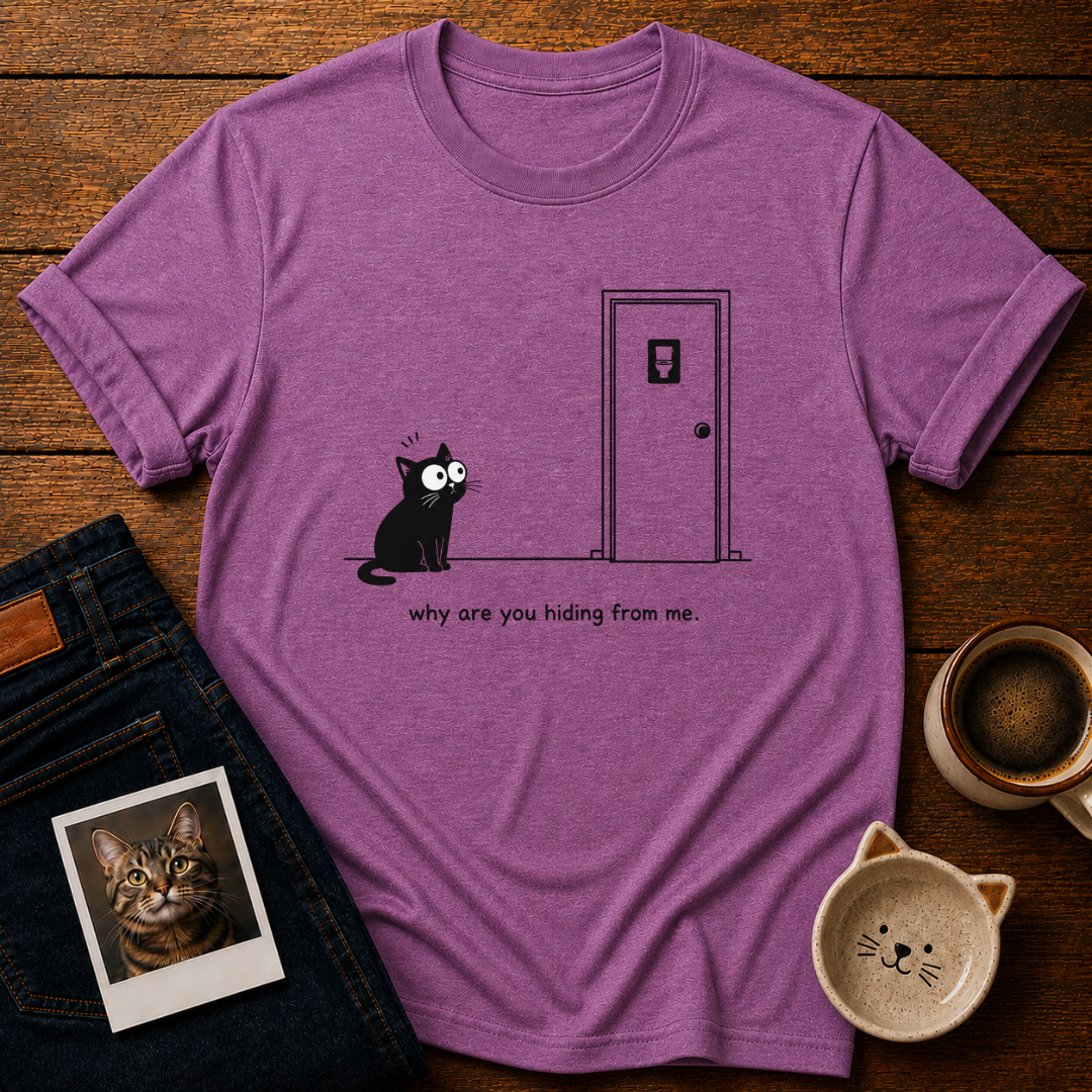 Hiding Cat T-Shirt