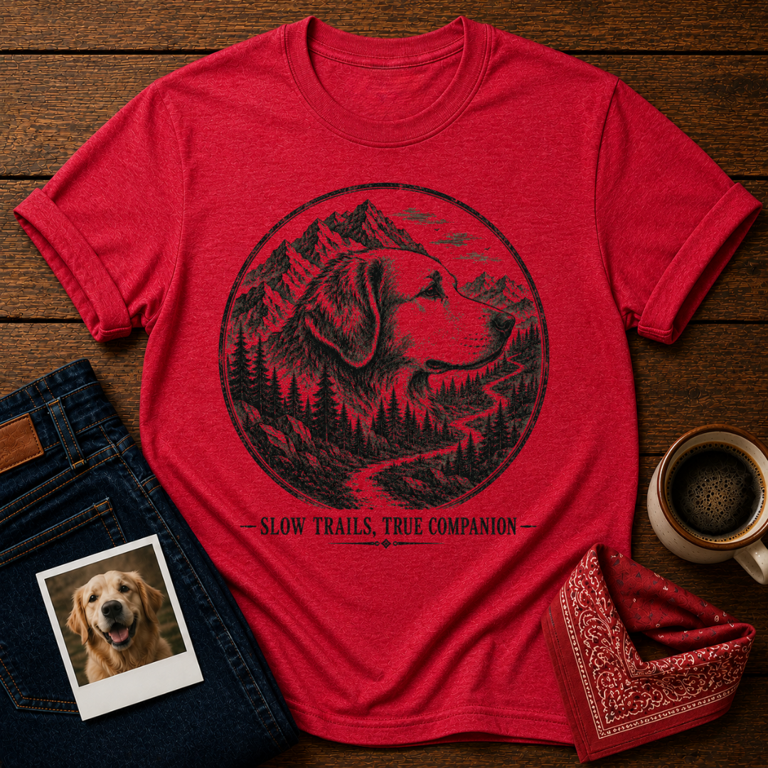 Slow Trails Dog T-Shirt