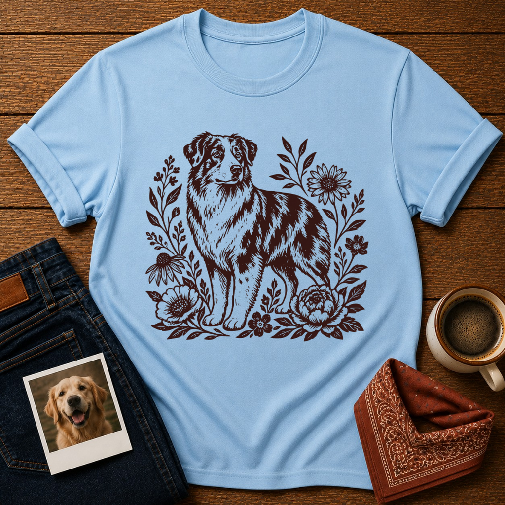 Floral Aussie T-Shirt
