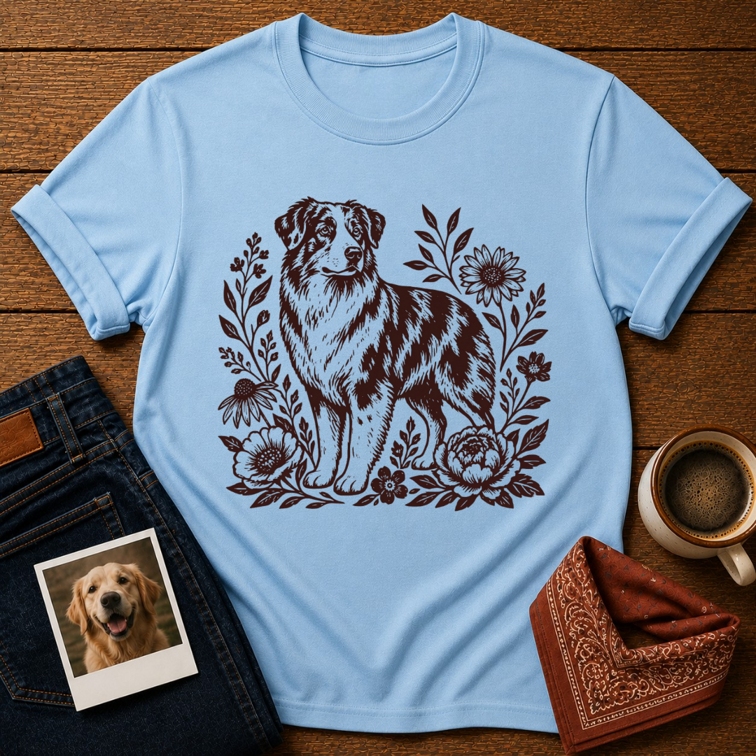 Floral Aussie T-Shirt