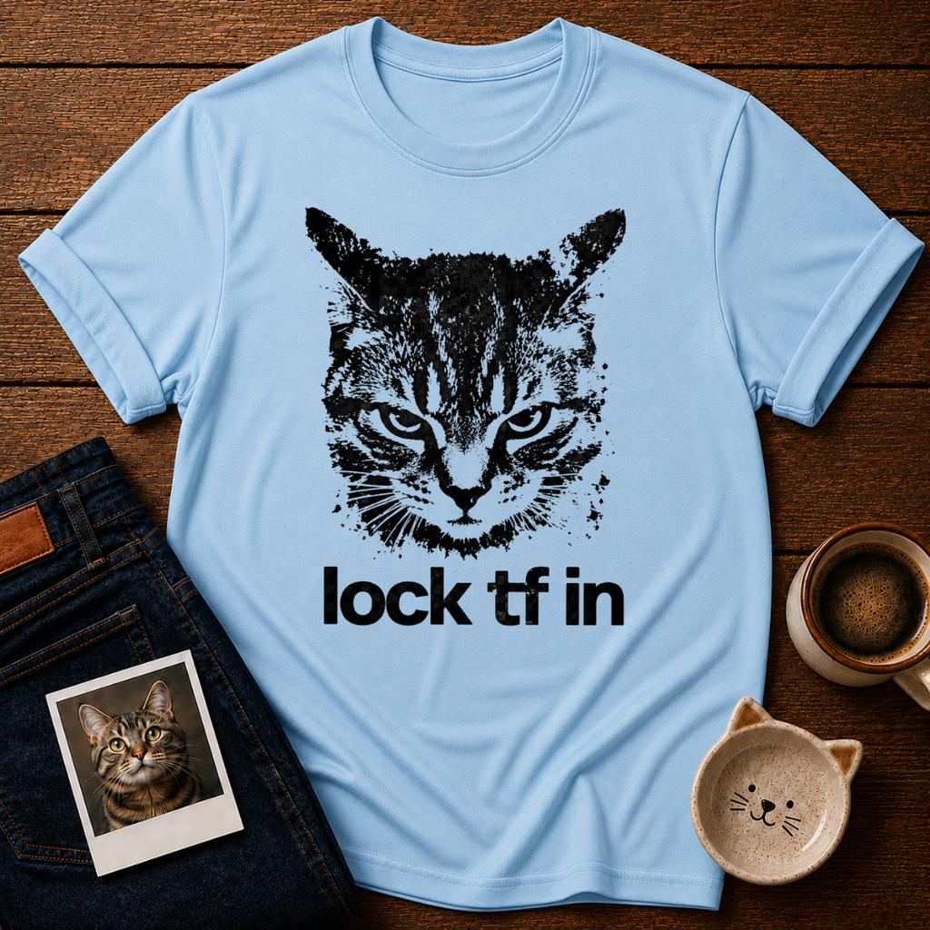 Focused Cat Energy T-Shirt