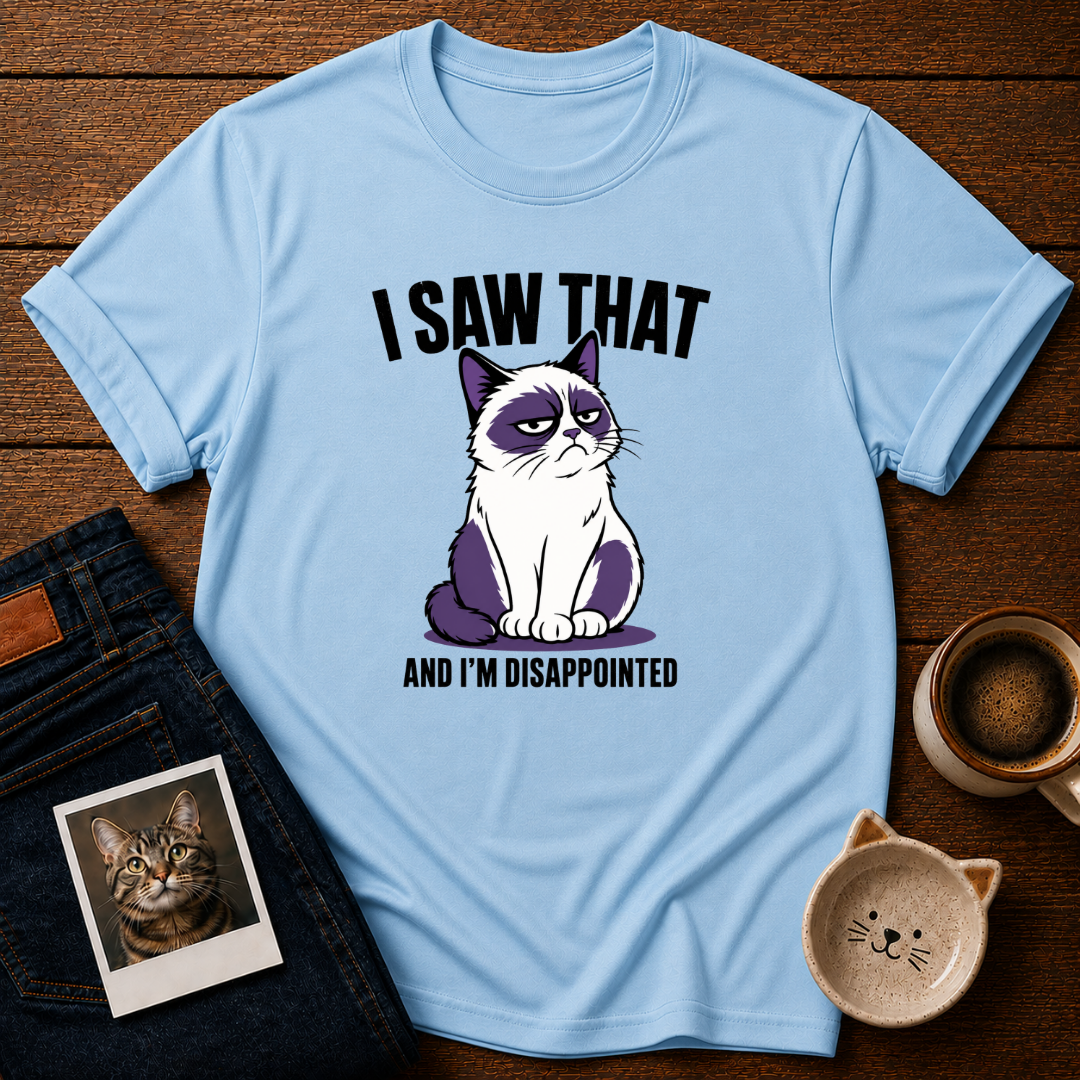 Disappointed Cat T-Shirt