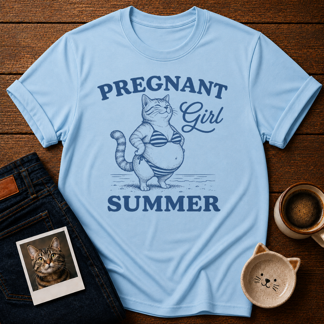 Pregnant Girl Summer T-Shirt