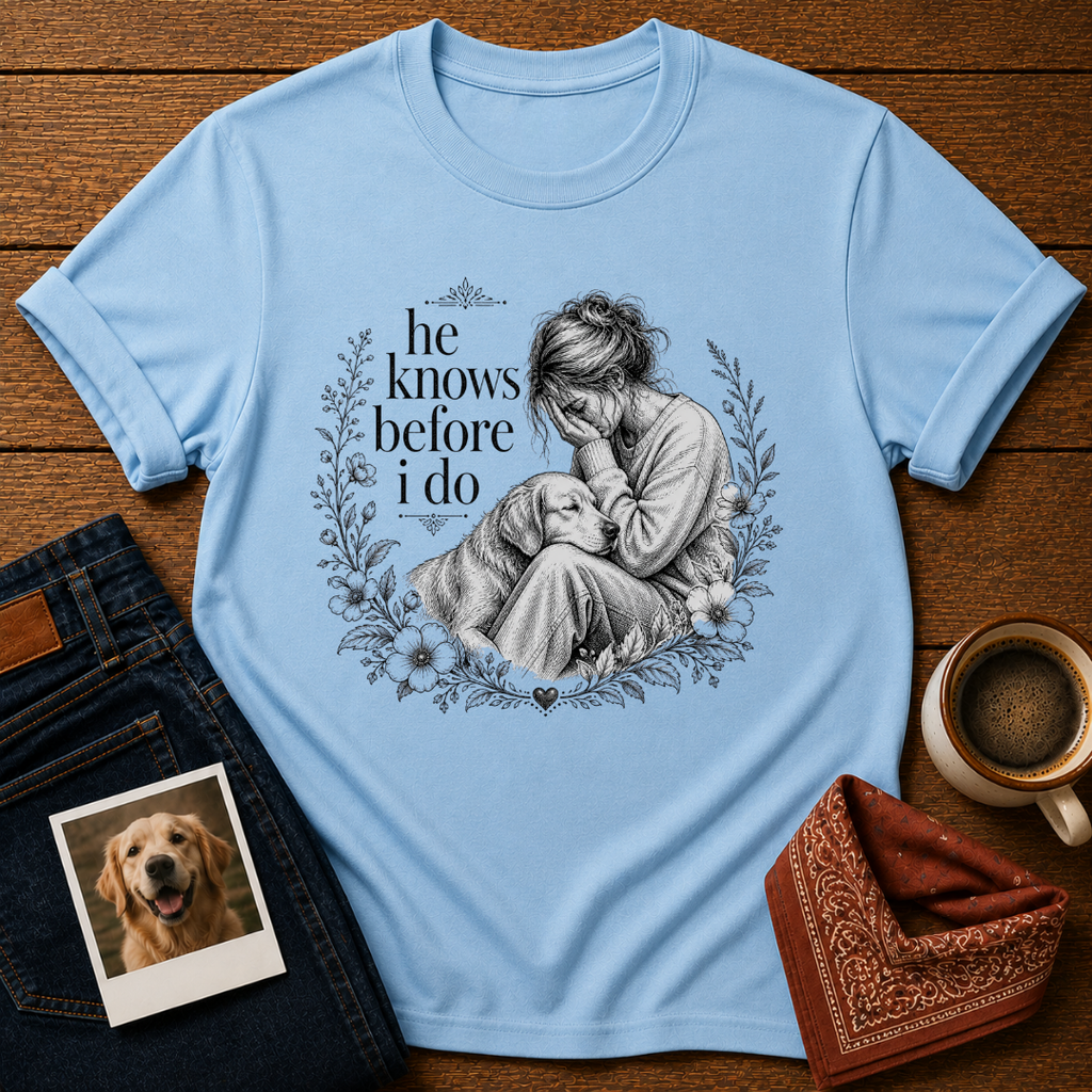 He Knows T-Shirt
