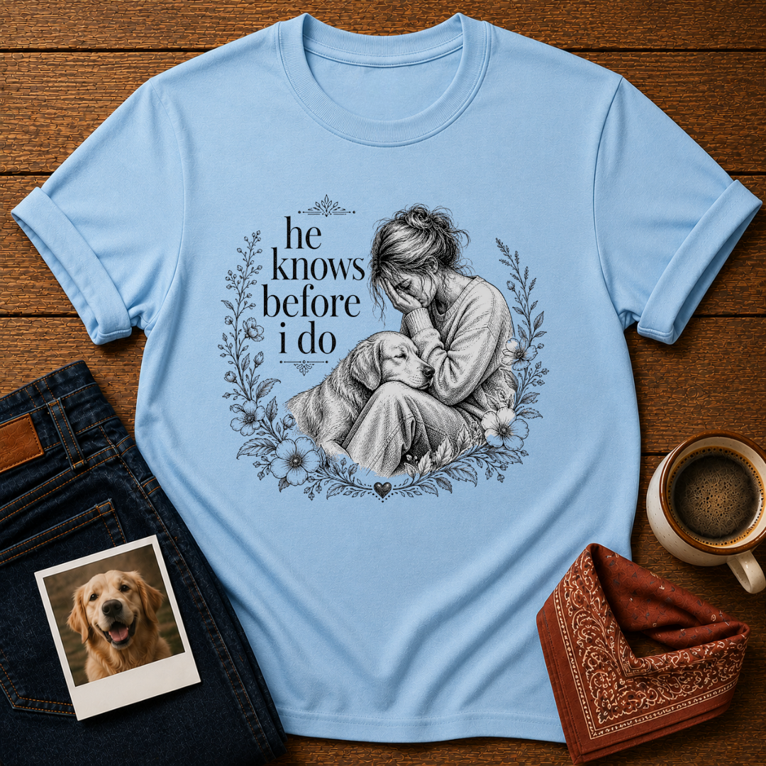 He Knows T-Shirt