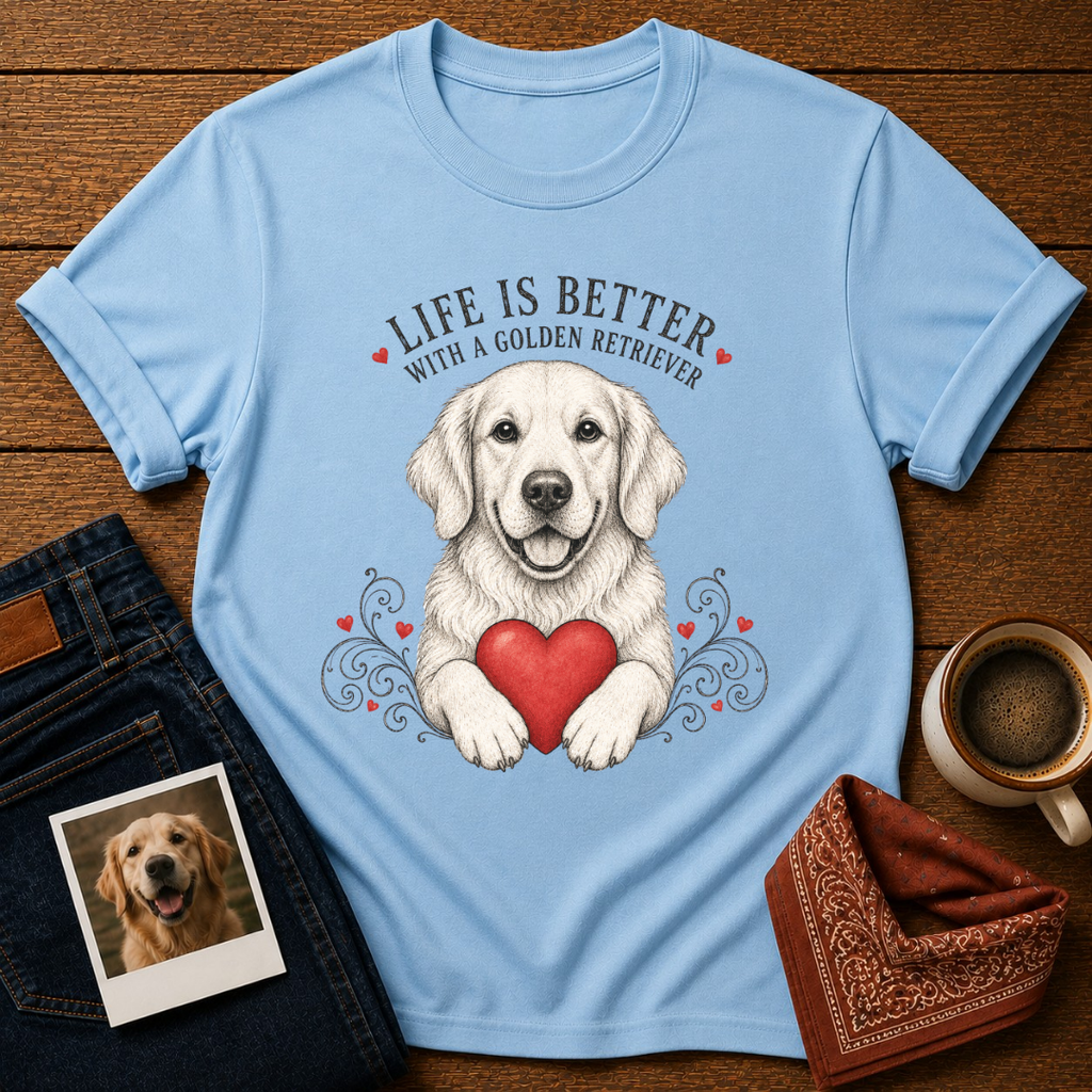 Golden Retriever Love Tax T-Shirt