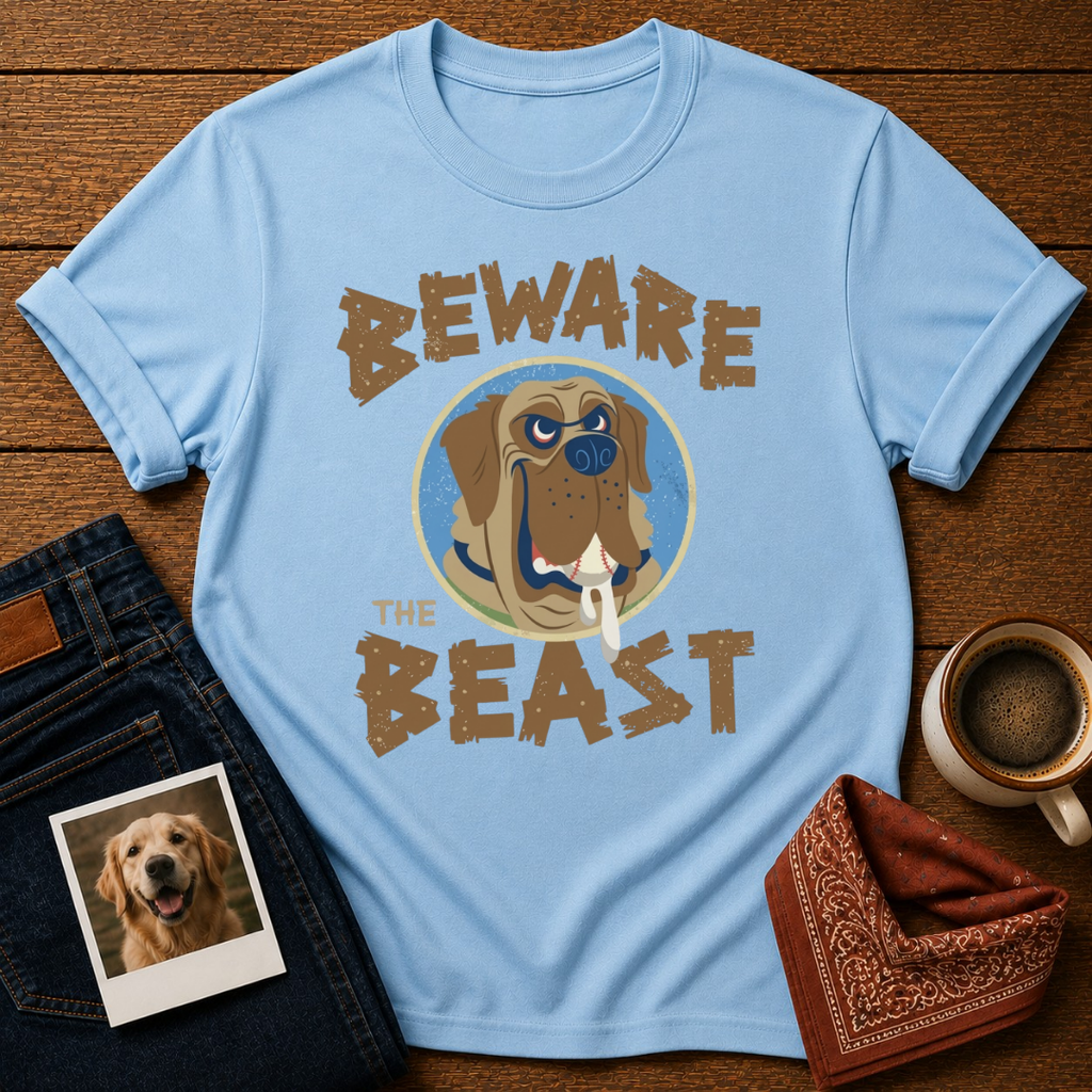 Baseball Beast Dog T-Shirt