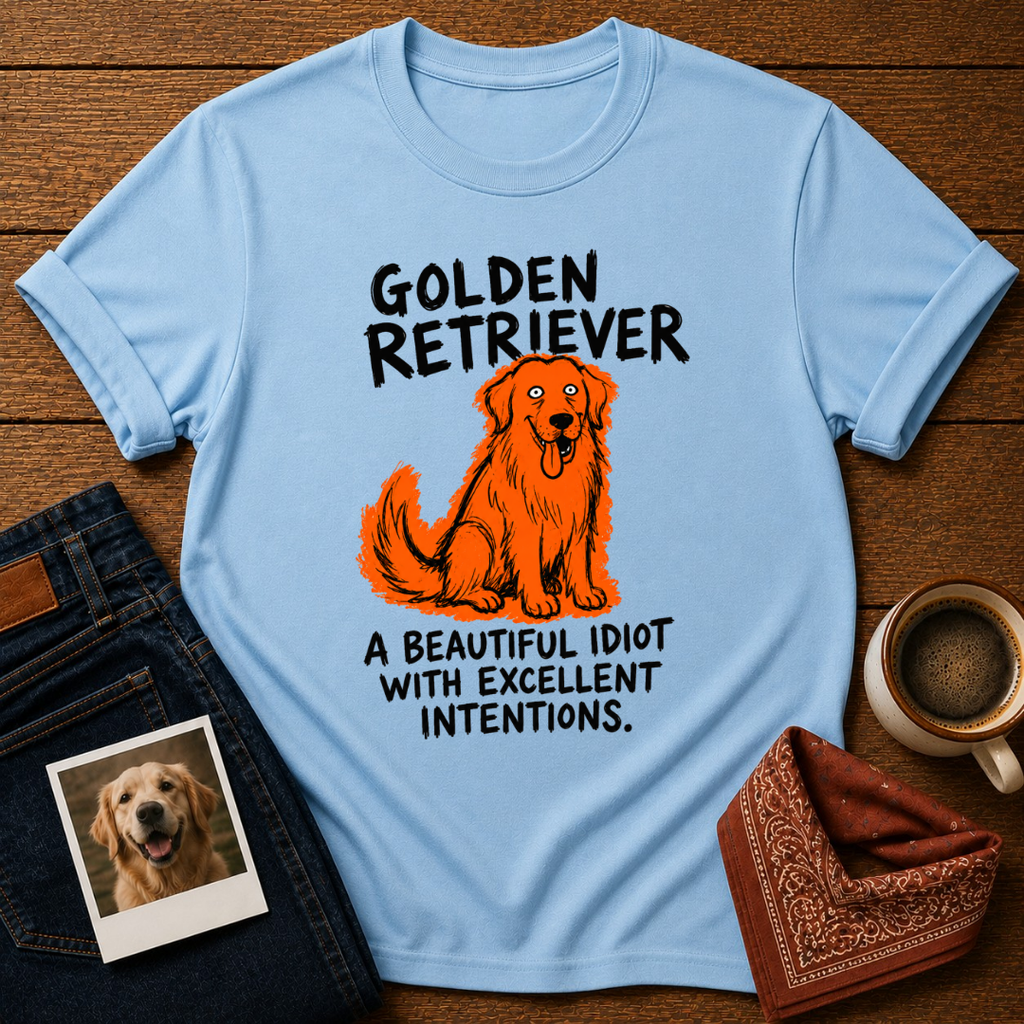 Golden Retriever Logic T-Shirt