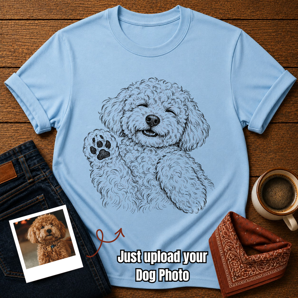 Custom Happy Smile Dog T-Shirt