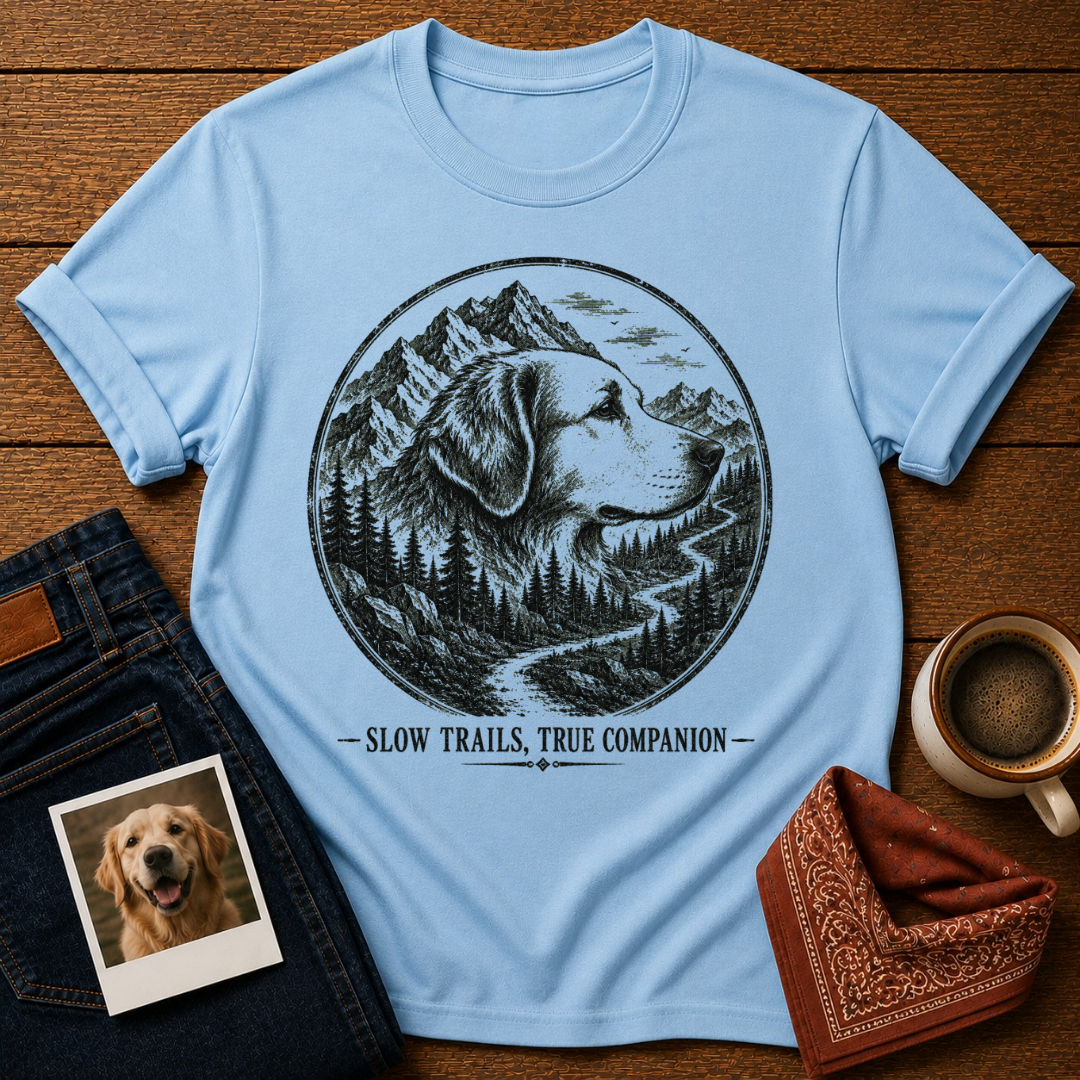 Slow Trails Dog T-Shirt