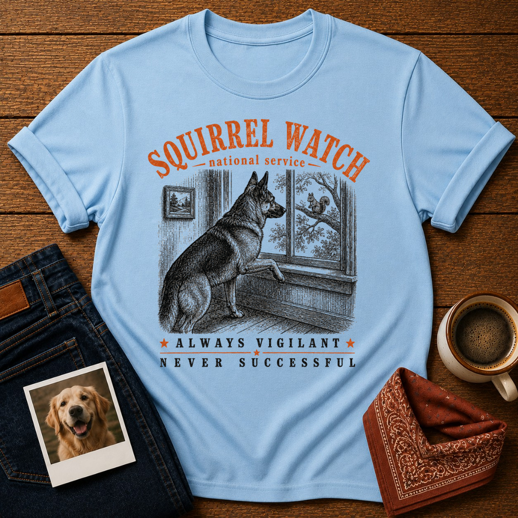 Squirrel Watch Dog T-Shirt