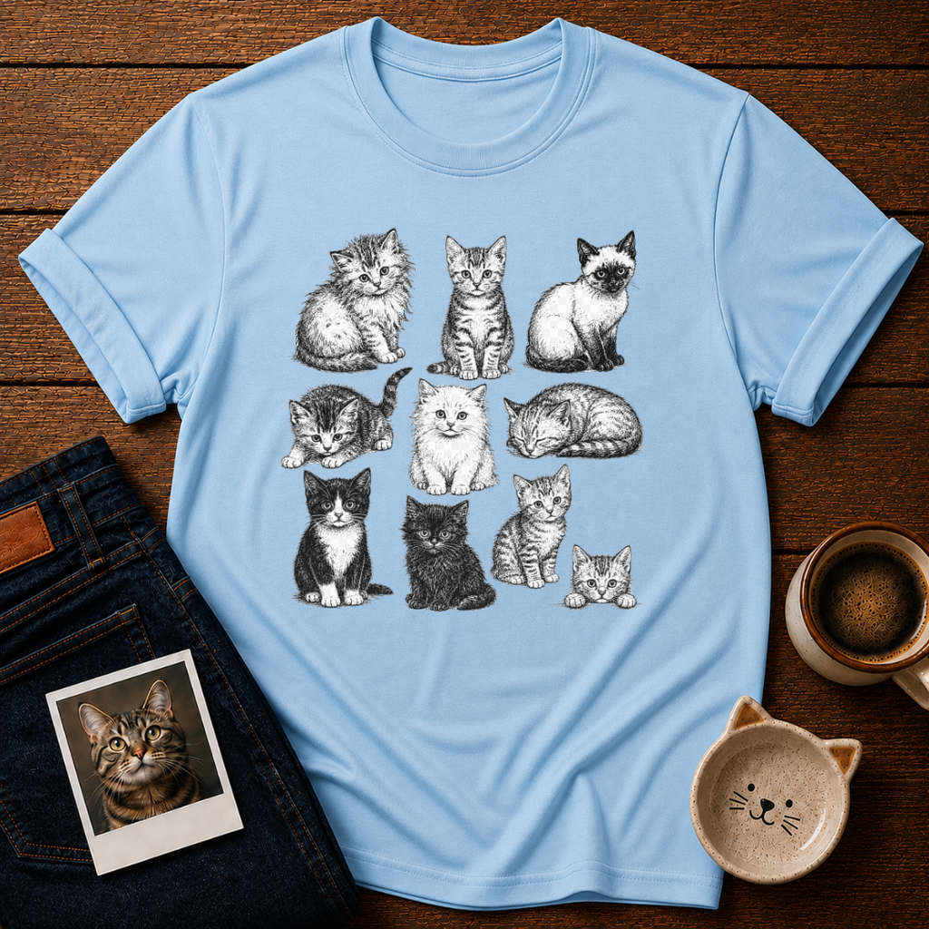Cute Cats Collection T-Shirt