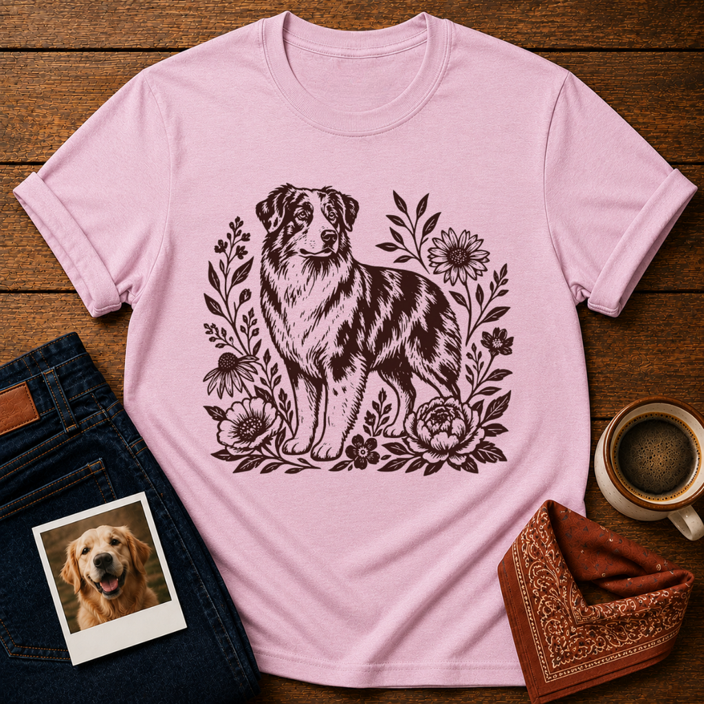 Floral Aussie T-Shirt