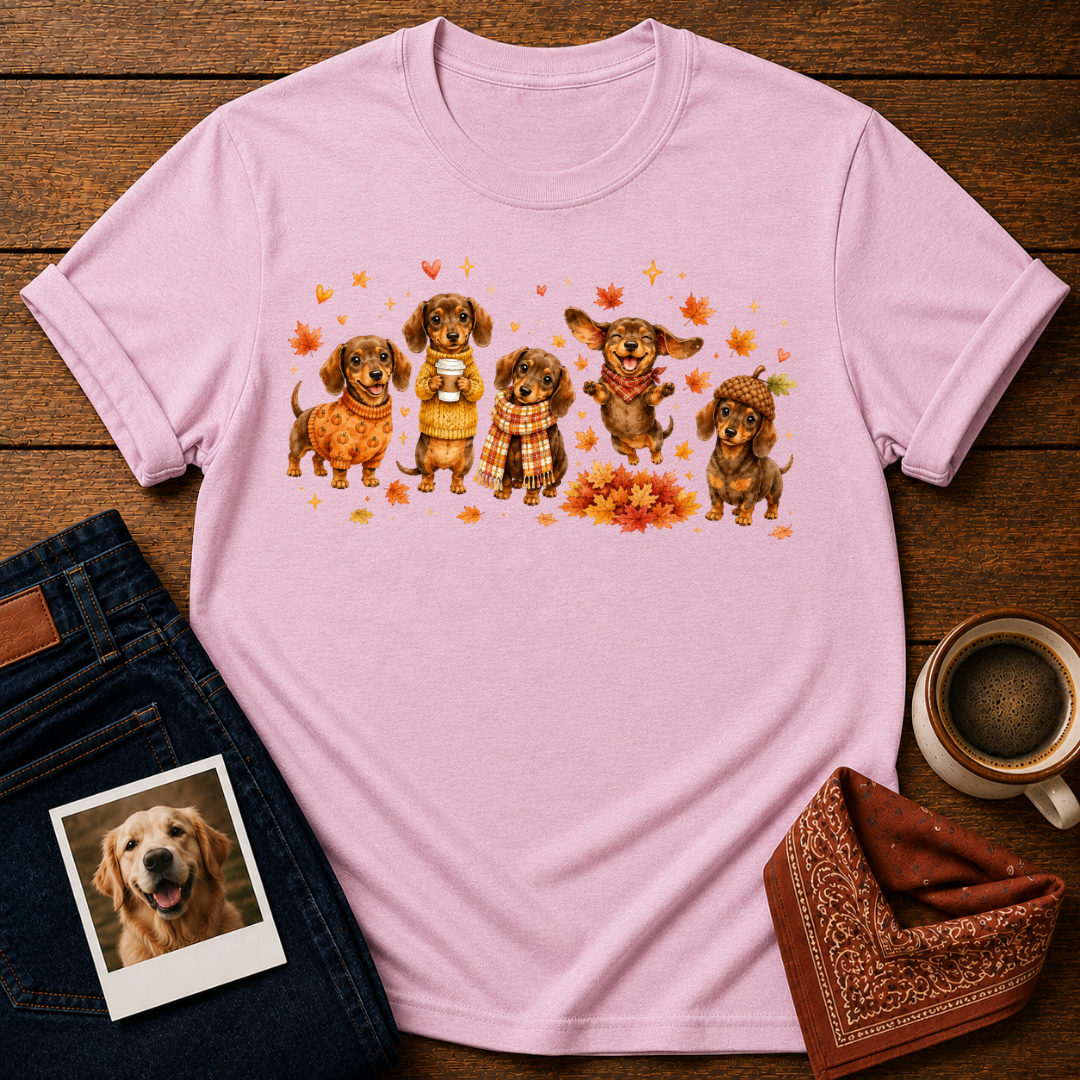 Cozy Dachshund Season T-Shirt