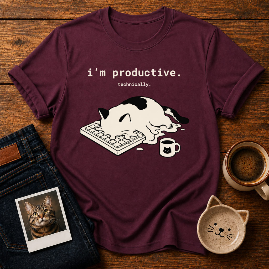 Productive Cat T-Shirt