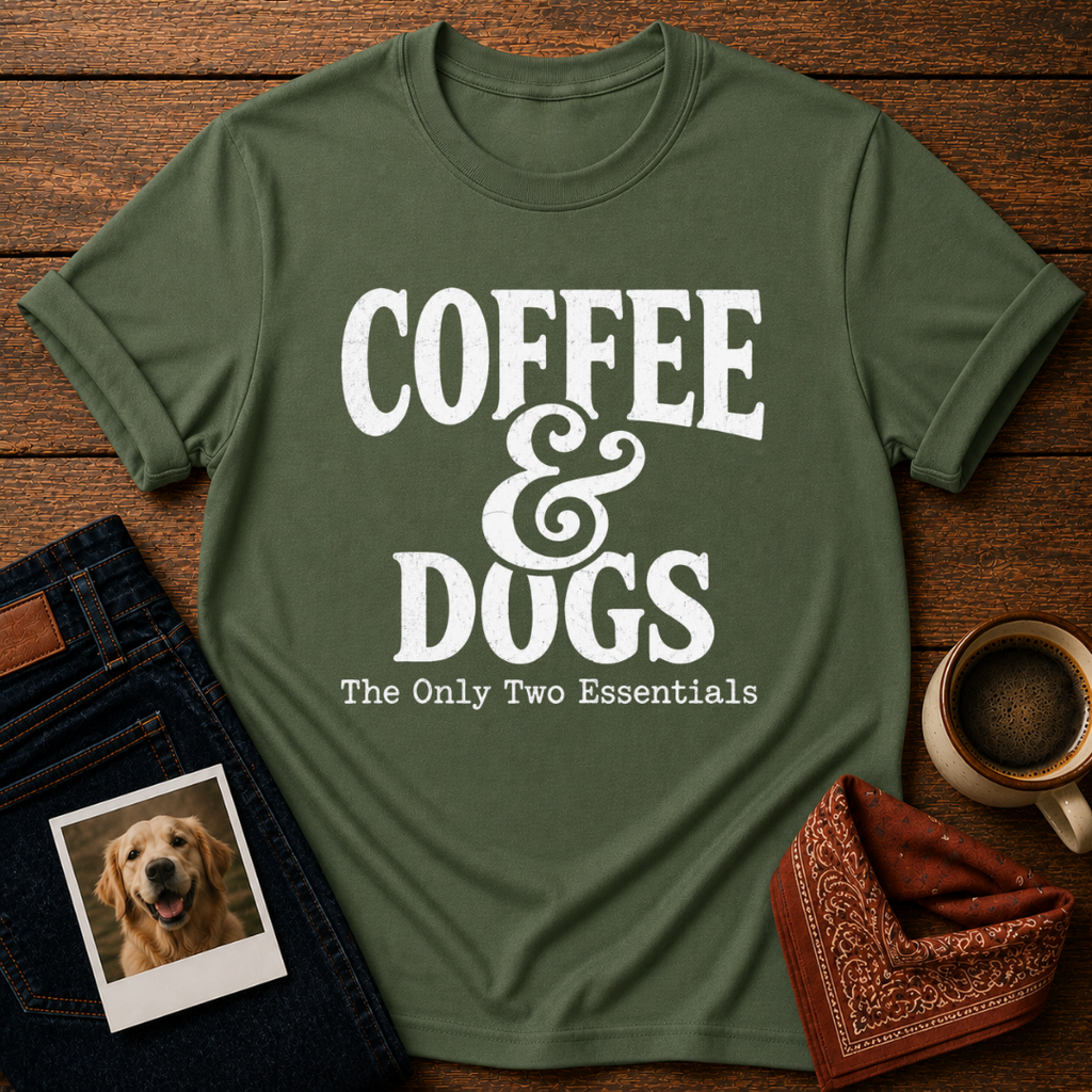 Coffee and Dogs T-Shirt