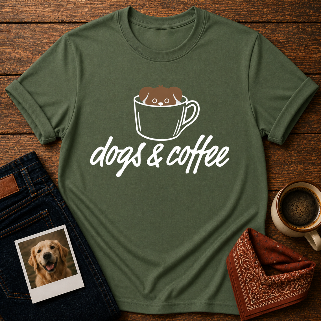 Dogs & Coffee T-Shirt