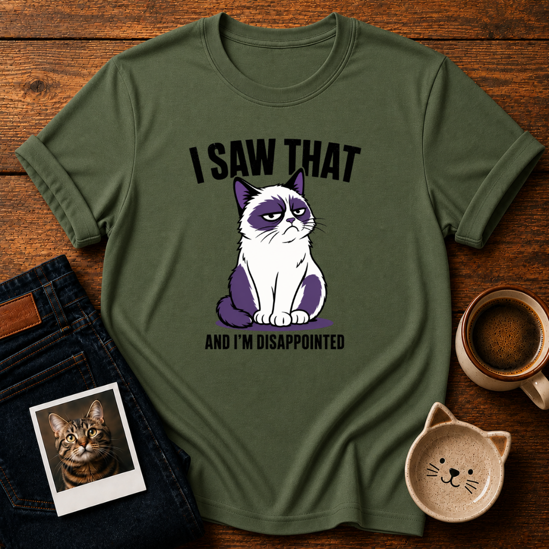 Disappointed Cat T-Shirt