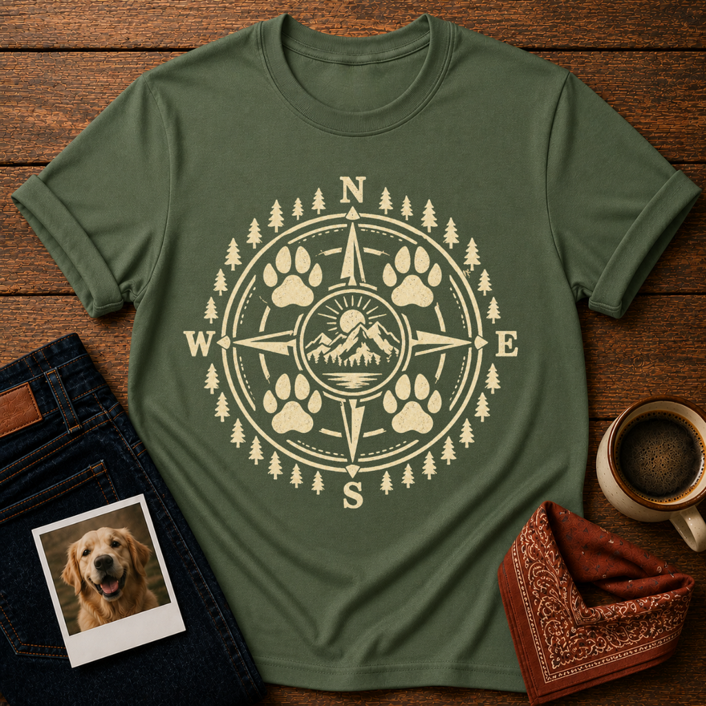 Dog Compass T-Shirt