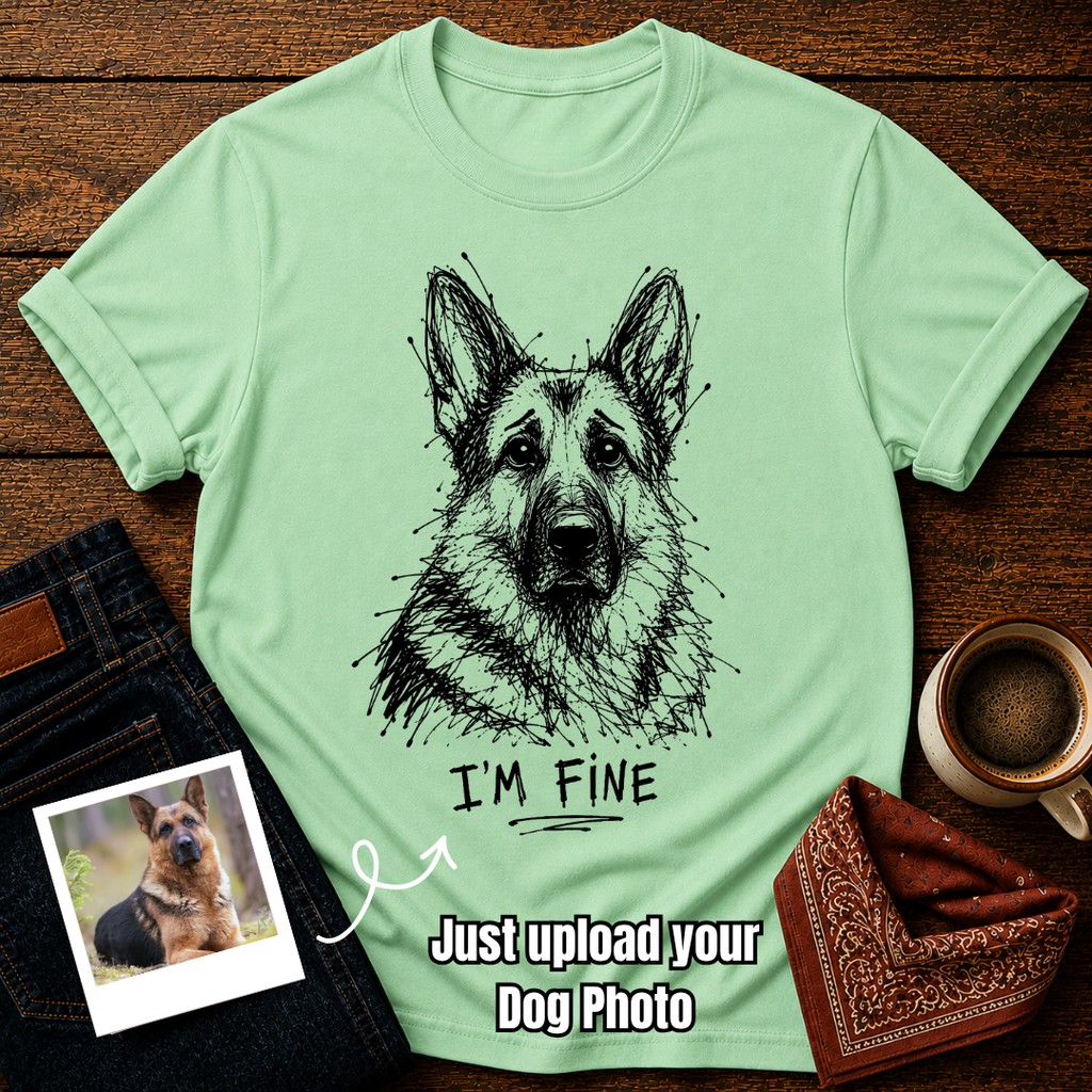 Custom I'm Fine T-Shirt