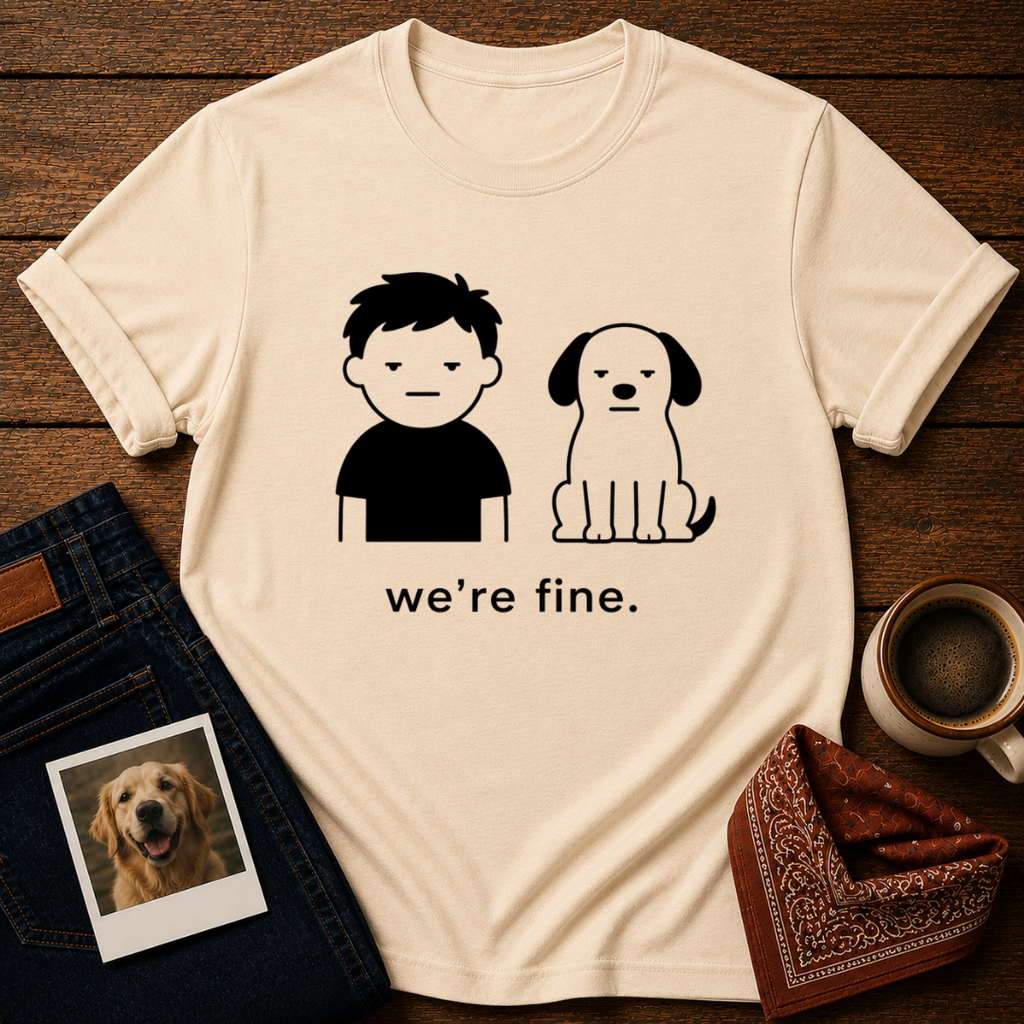 We're Fine T-Shirt