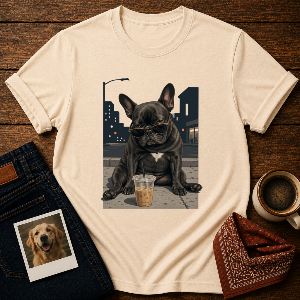 Street Frenchie Coffee T-Shirt