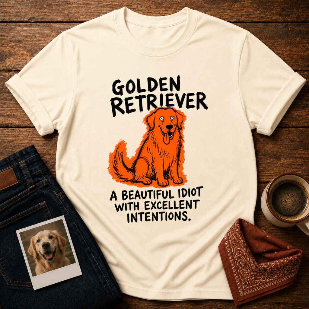 Golden Retriever Logic T-Shirt