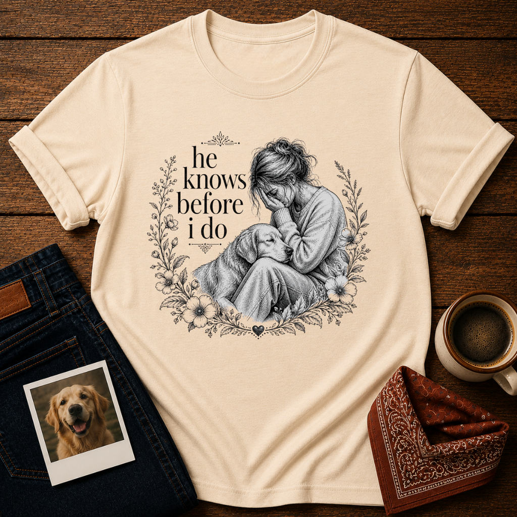 He Knows T-Shirt