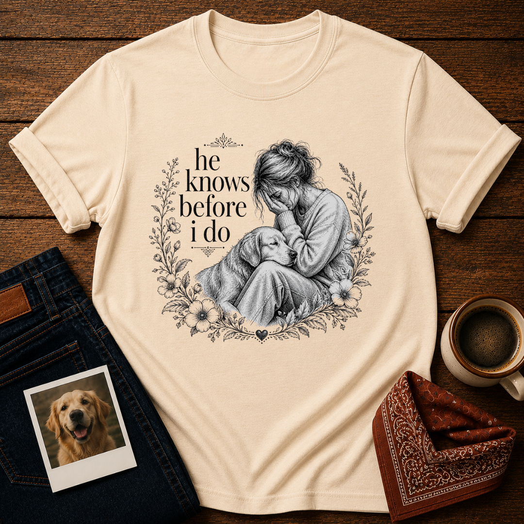 He Knows T-Shirt