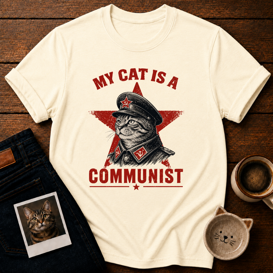 My Cat Is a Communist T-Shirt