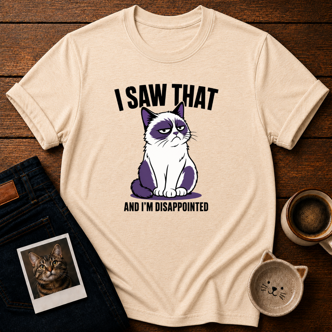 Disappointed Cat T-Shirt