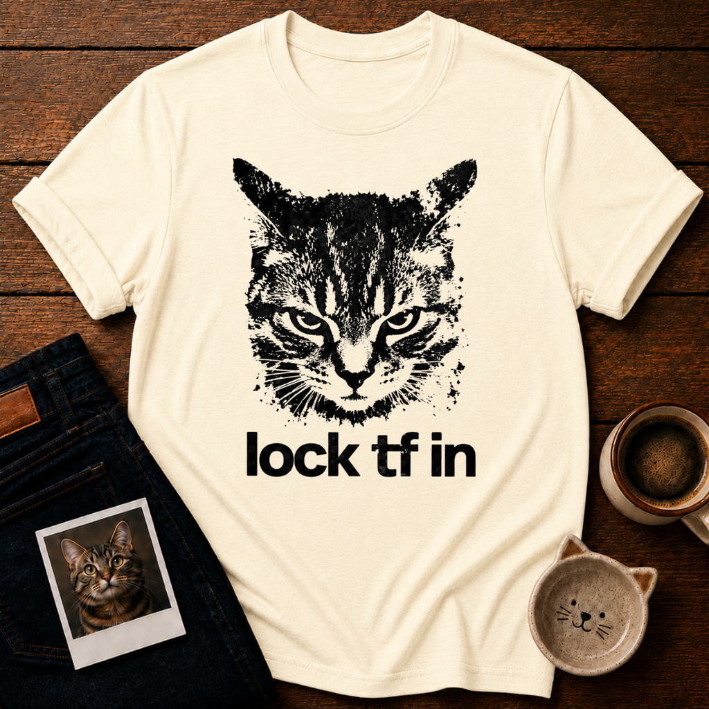 Focused Cat Energy T-Shirt