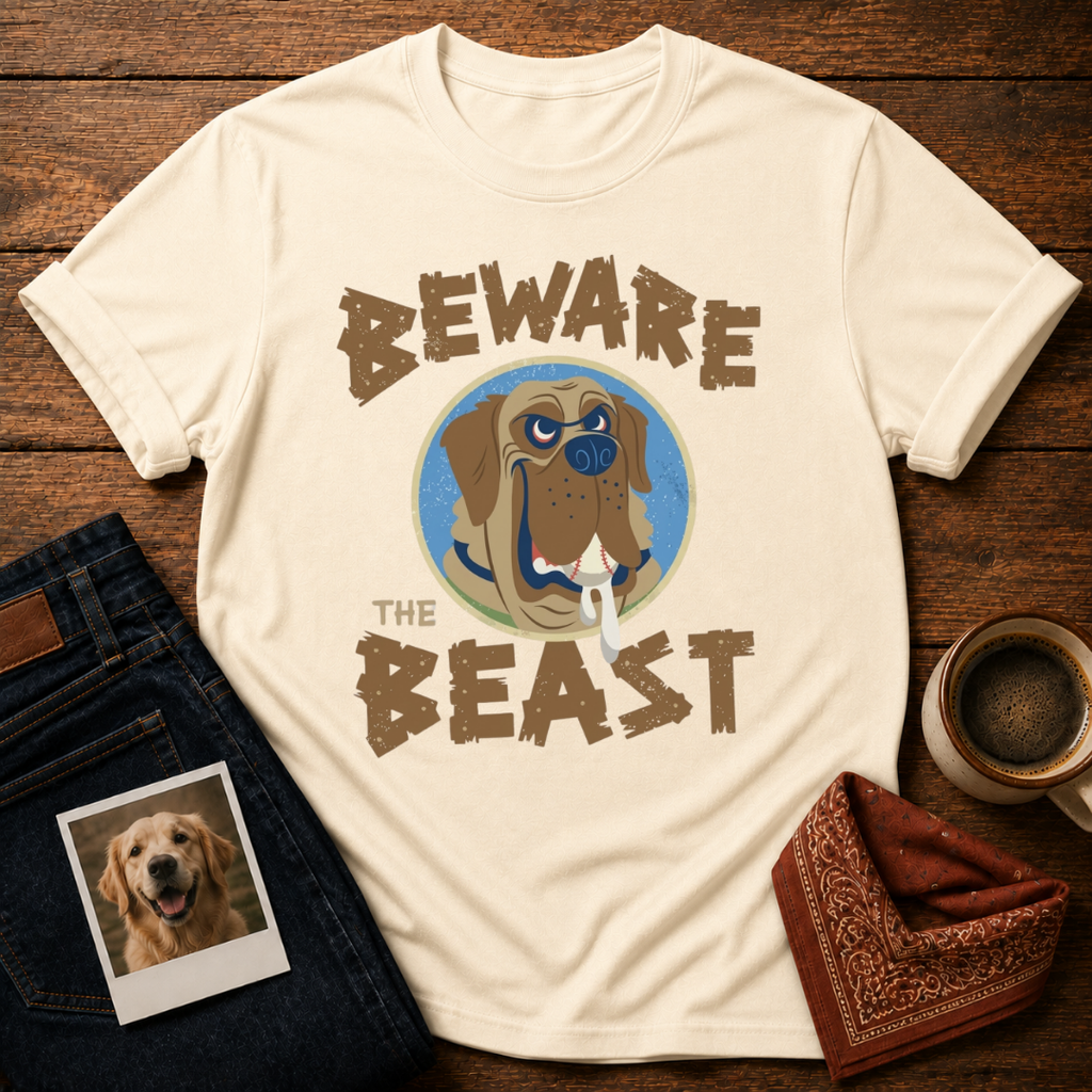Baseball Beast Dog T-Shirt