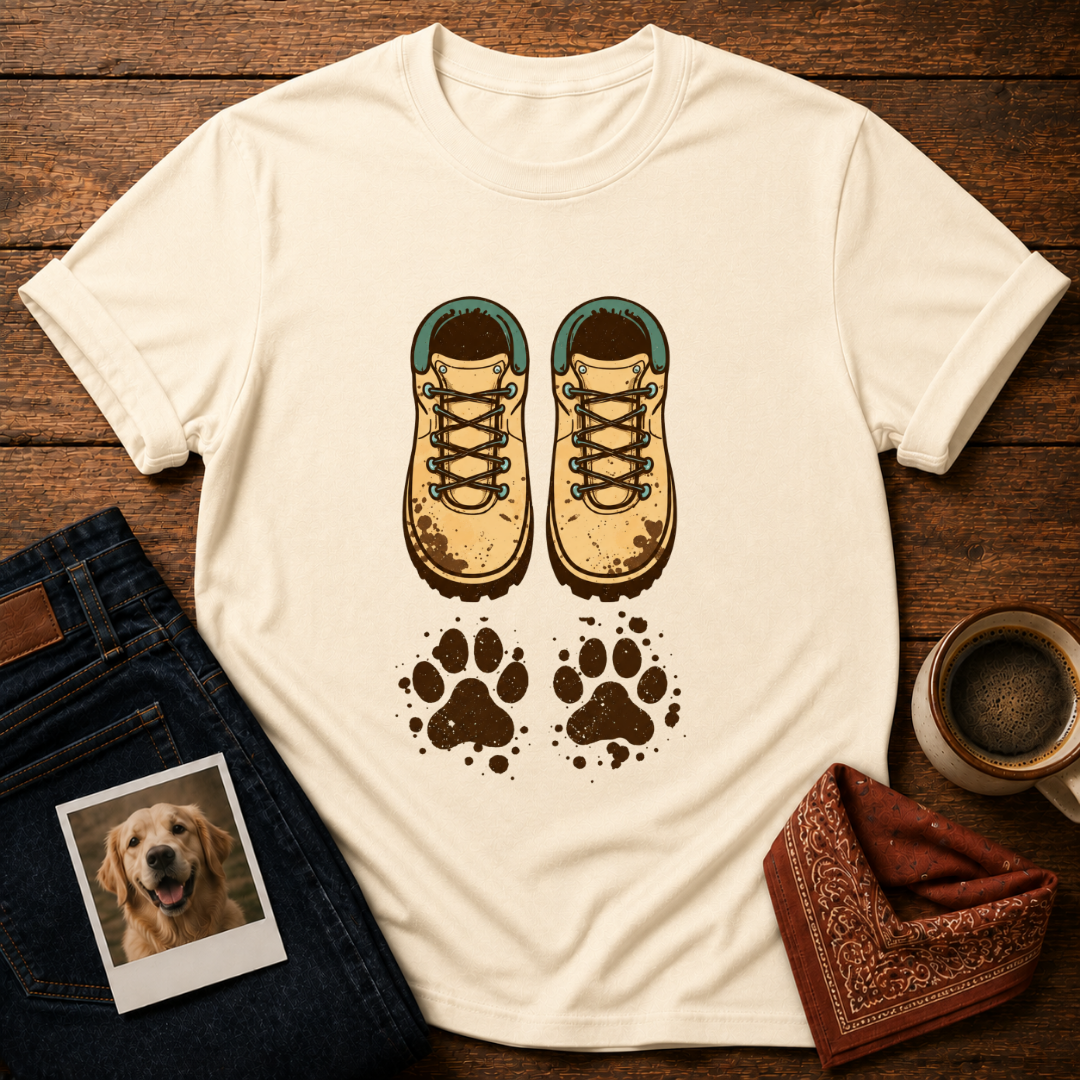 rail Dirt & Dog Prints T-Shirt