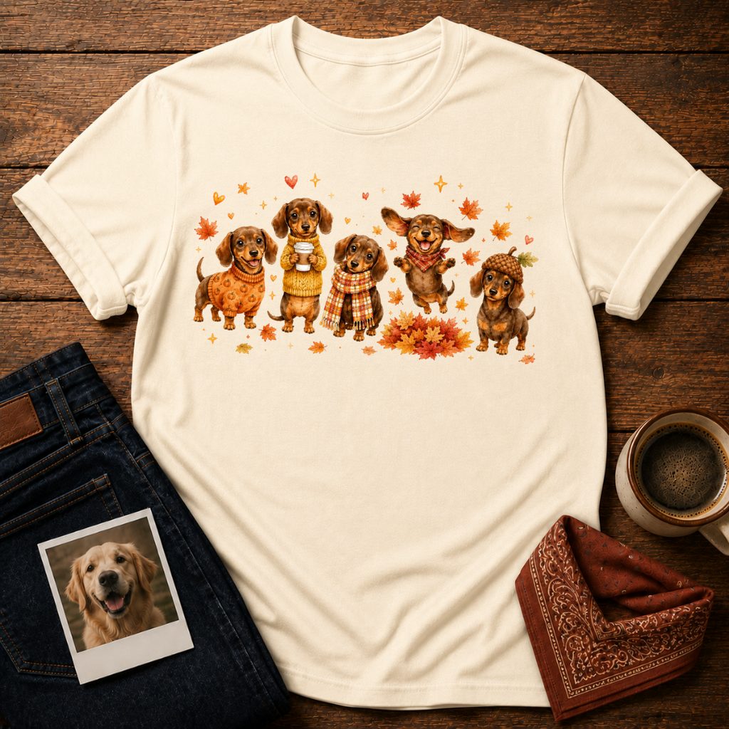 Cozy Dachshund Season T-Shirt