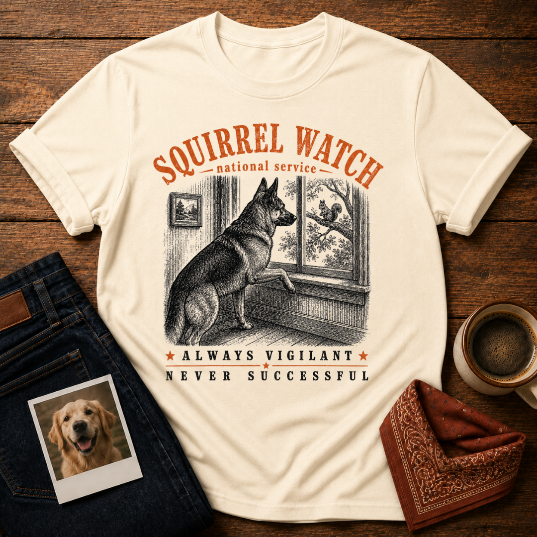 Squirrel Watch Dog T-Shirt