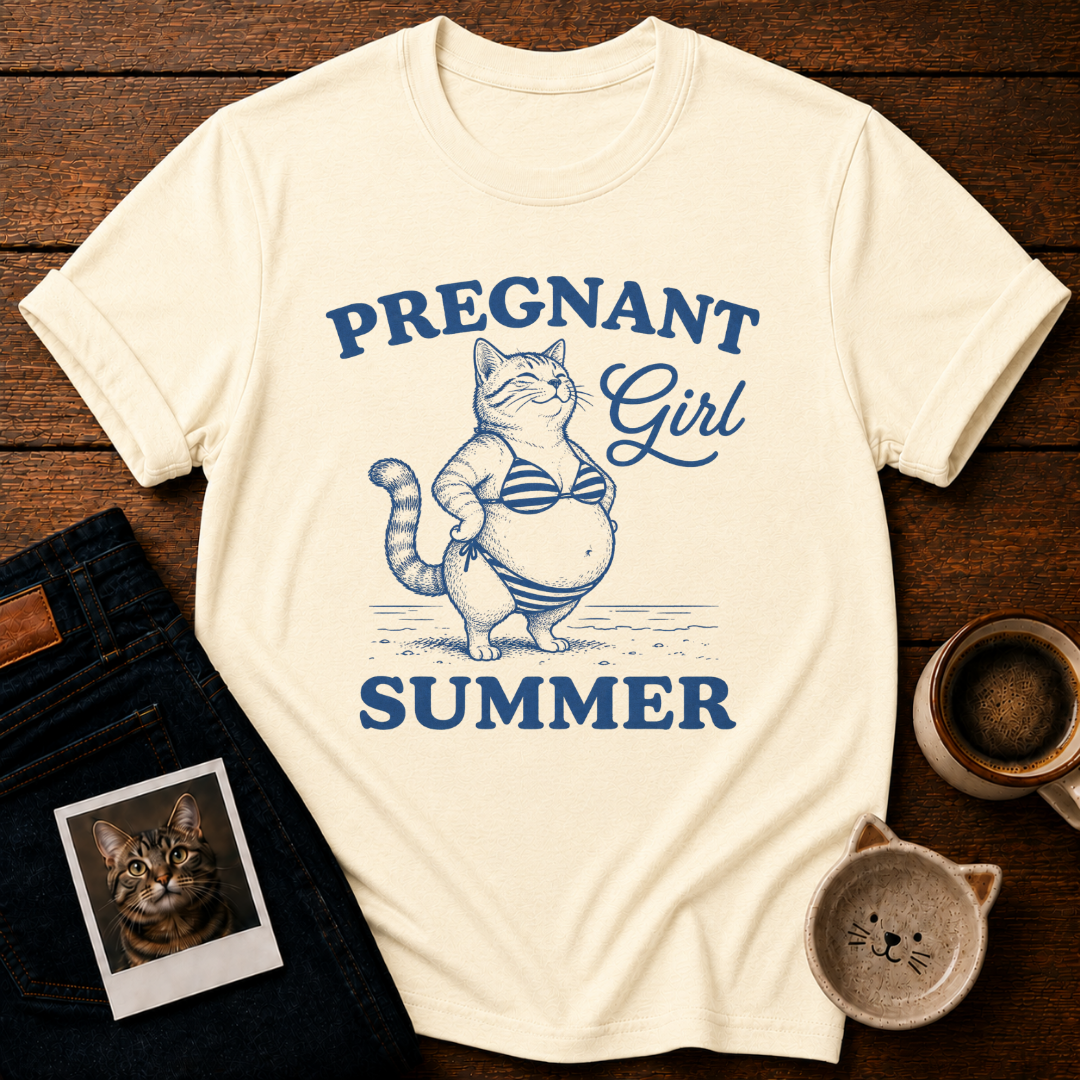 Pregnant Girl Summer T-Shirt