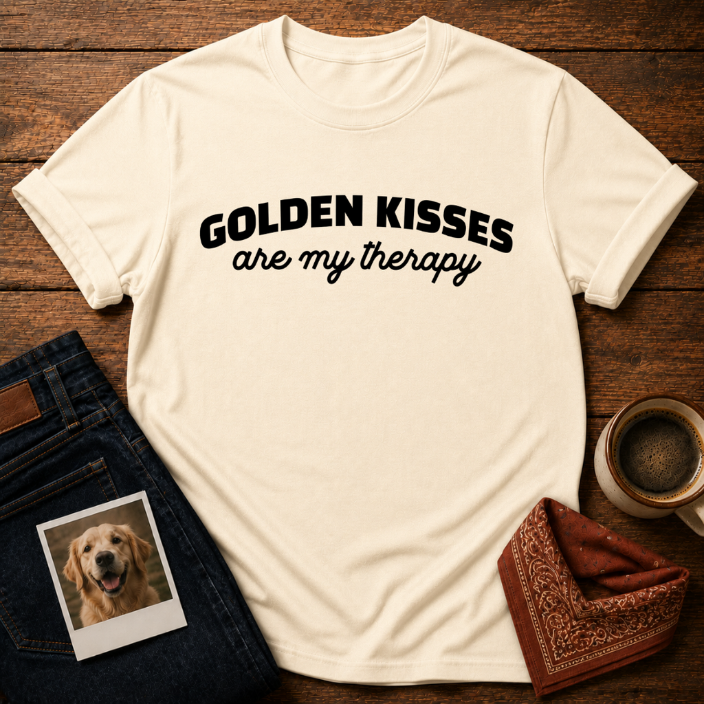Golden Kisses Are Therapy T-Shirt