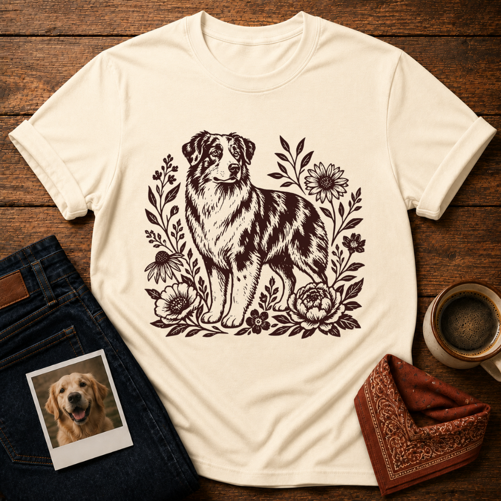Floral Aussie T-Shirt