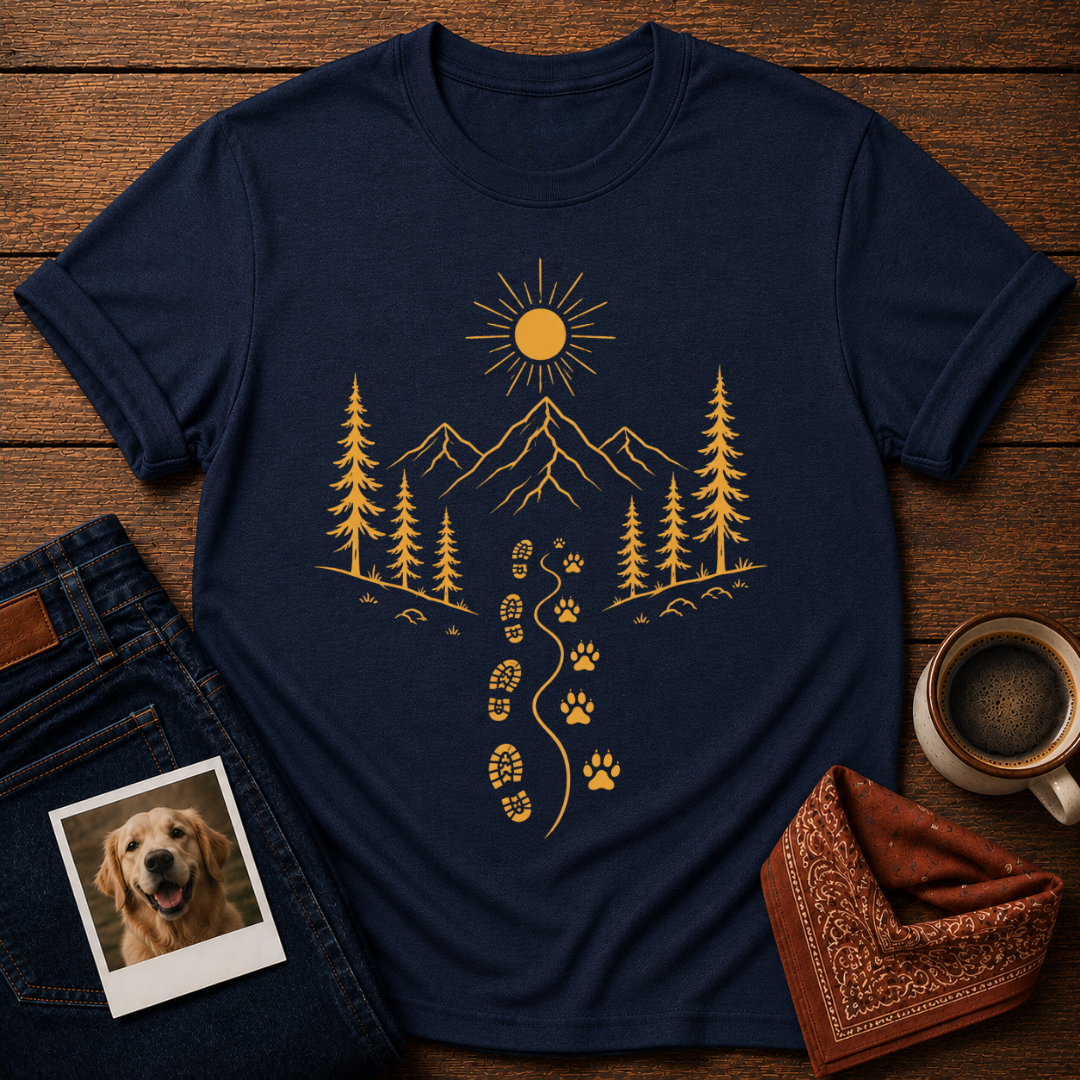 Hiking With My Dog T-Shirt