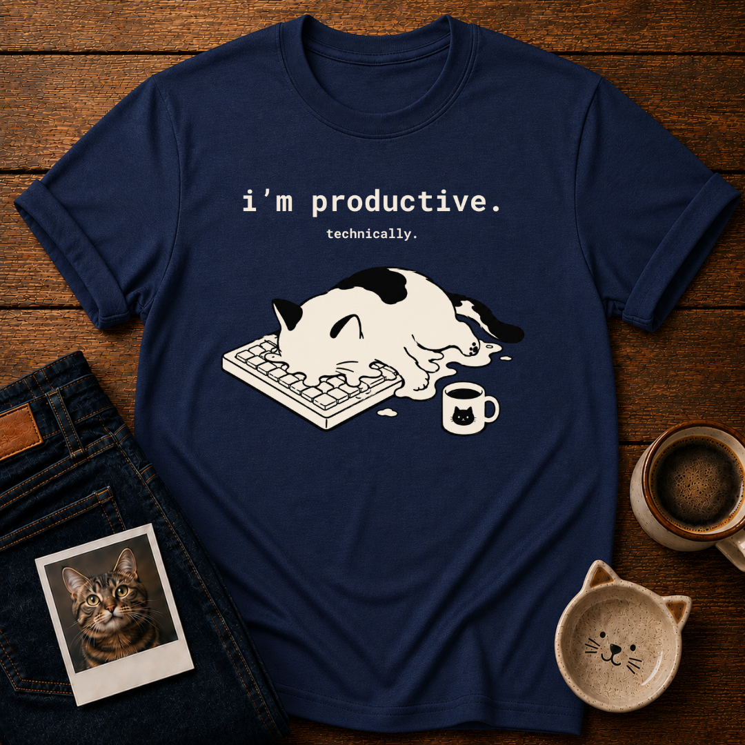 Productive Cat T-Shirt