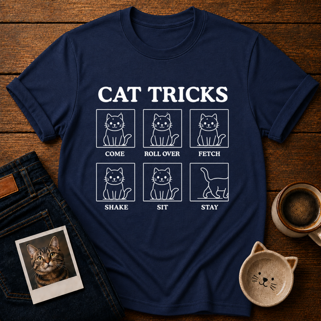 Cat Tricks Don’t Work T-Shirt