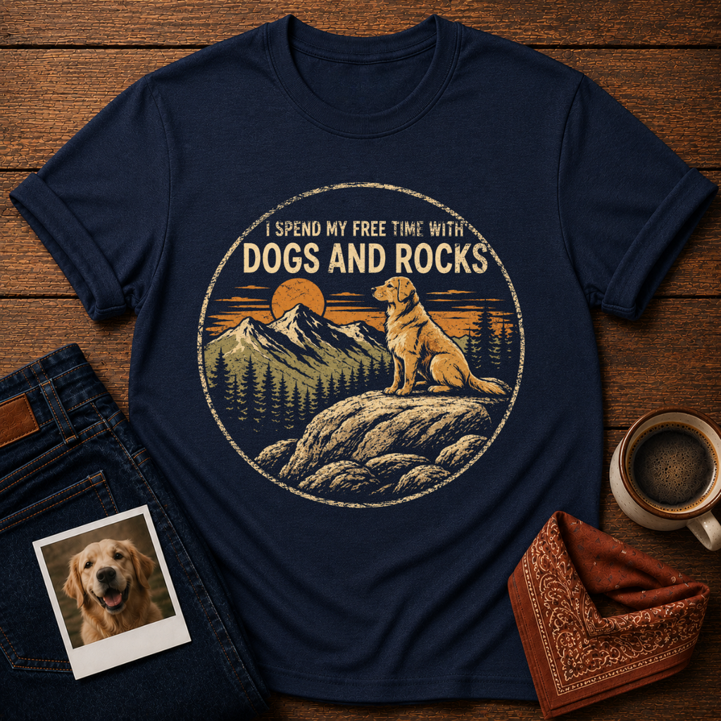 Dogs And Rocks Society T-Shirt