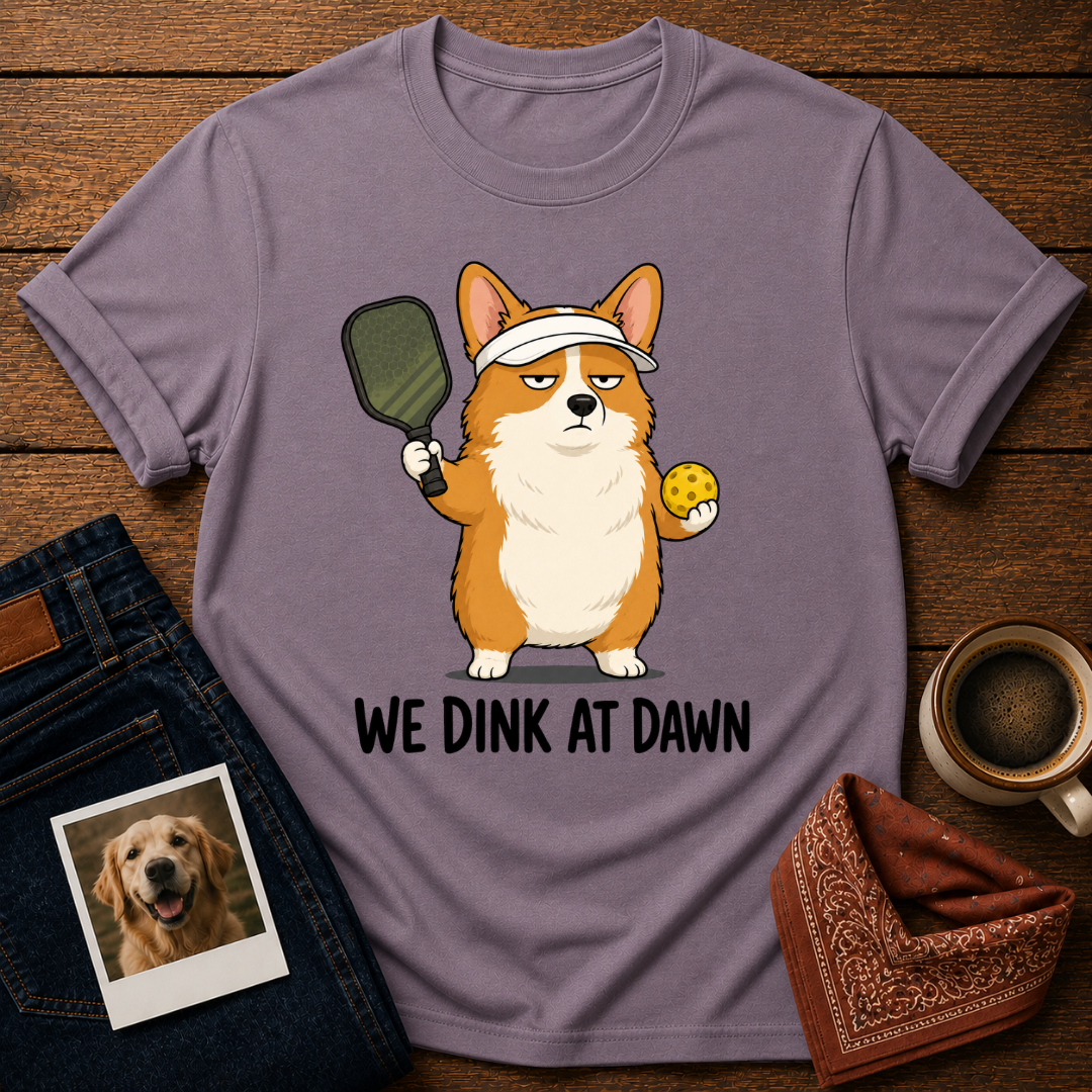 Dink at Dawn Corgi T-Shirt