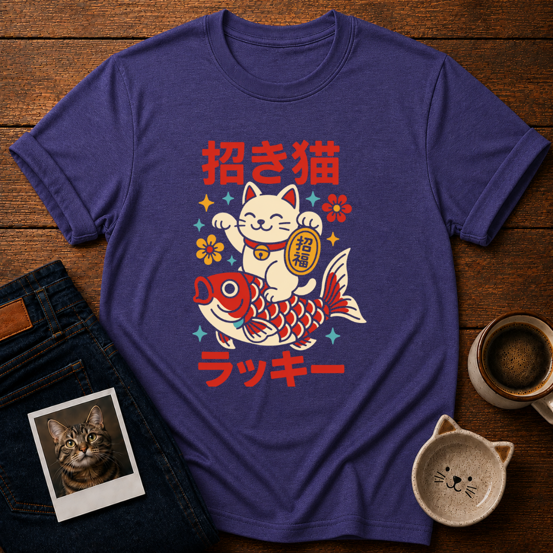 Lucky Maneki Cat T-Shirt