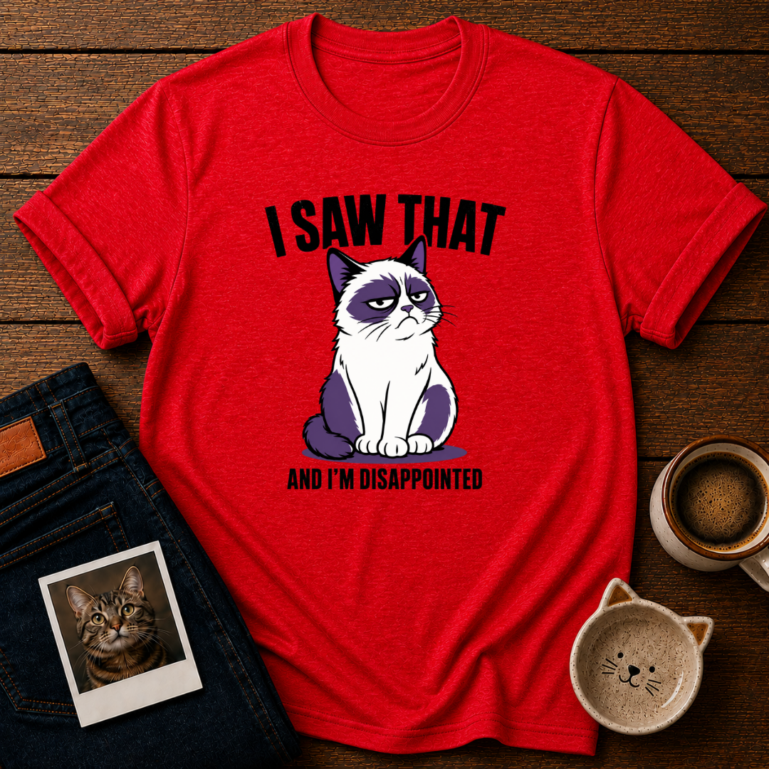 Disappointed Cat T-Shirt