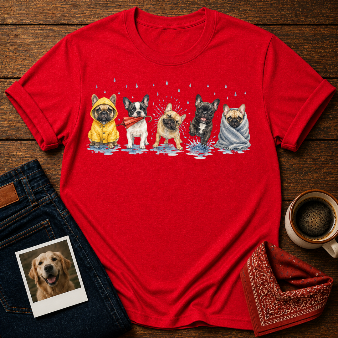 Frenchie Rainy Day T-Shirt