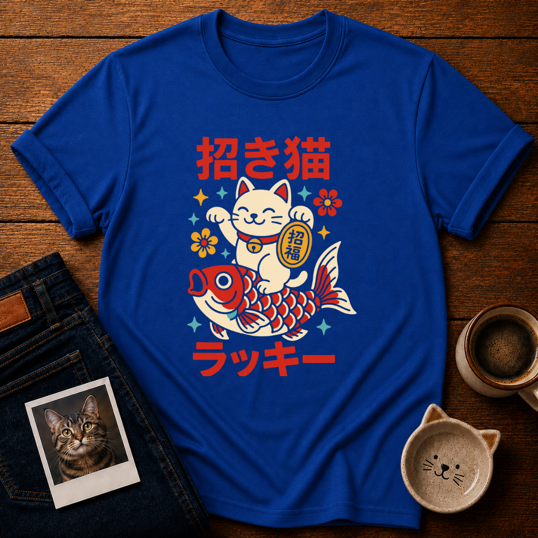Lucky Maneki Cat T-Shirt