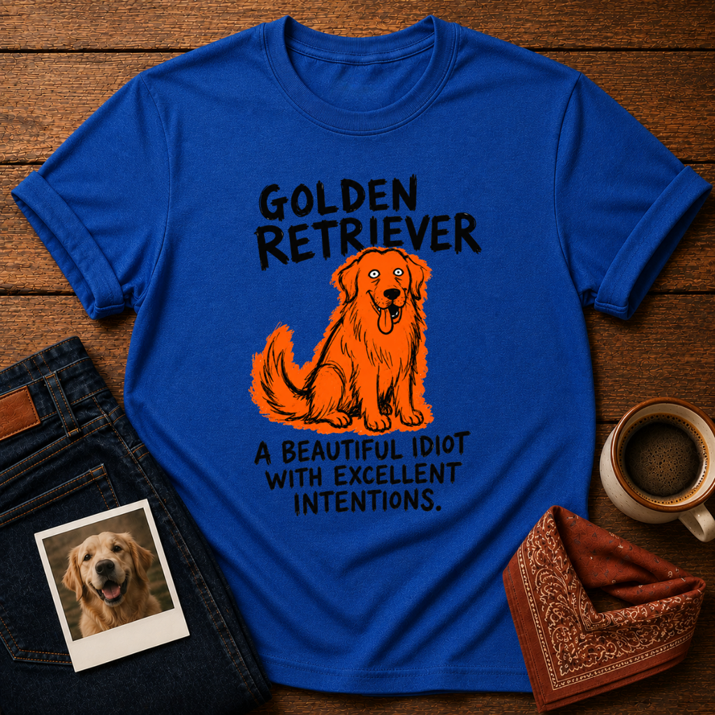 Golden Retriever Logic T-Shirt